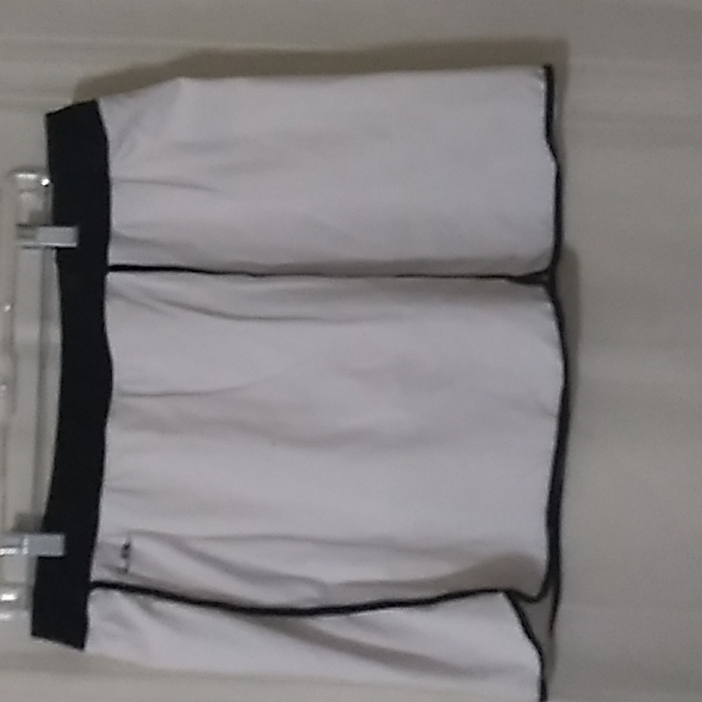 Lauren Ralph Lauren  Woman Black Trim and Off Whote Tennis Skirt